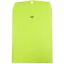 JAM Paper 10 x 13 Open End Catalog Colored Envelopes with Clasp Closure, Ultra Lime Green, 25/Pack (v0128186a)~#|#~sp11854833_sc7