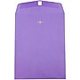 JAM Paper 10 x 13 Open End Catalog Colored Envelopes with Clasp Closure, Violet Purple Recycled, 25/Pack (v0128182a)~#|#~sp11854836_sc7