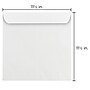 JAM Paper 11.5" x 11.5" Large Square Invitation Envelopes, White, 100/Pack (03992321B)~#|#~sp118566185_sc7