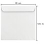 JAM Paper 13.5 x 13.5 Large Square Invitation Envelopes, White, Bulk 1000/Carton (03992323C)~#|#~sp118566186_sc7