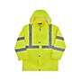 Ergodyne GloWear 8366 Lightweight High-Visibility Rain Jacket, ANSI Class R3, Lime, Medium (24333)~#|#~sp118567262_sc7