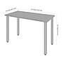 Bestar Universel 48" Table Desk, Silver Gray (65855-000042)~#|#~sp118567435_sc7