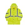 Ergodyne GloWear 8366 Lightweight High-Visibility Rain Jacket, ANSI Class R3, Lime, Large (24334)~#|#~sp118567544_sc7