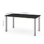 Bestar Universel 60" Table Desk, Deep Grey (65865-32)~#|#~sp118668887_sc7