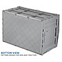 Mount-It! Folding Plastic Storage Crate, 65L Liter Capacity~#|#~sp12138761_sc7