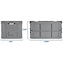 Mount-It! Folding Plastic Storage Crate, 65L Liter Capacity~#|#~sp12138764_sc7