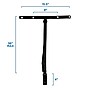 Mount-It! TV Safety Straps with Anti-Tip Protection Secures to TV Stand and Walls (MI-350)~#|#~sp12138936_sc7