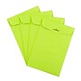 JAM Paper 6" x 9" Open End Catalog Colored Envelopes with Clasp Closure, Ultra Lime Green, 10/Pack (V0128133B)~#|#~sp121511721_sc7
