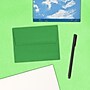 JAM Paper A2 Colored Invitation Envelopes, 4.375 x 5.75, Green Recycled, Bulk 250/Box (15843H)~#|#~sp121512018_sc7