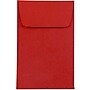 JAM Paper #1 Coin Business Colored Envelopes, 2.25 x 3.5, Red Recycled, Bulk 1000/Carton (356730632C)~#|#~sp121512404_sc7