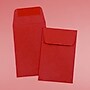 JAM Paper #1 Coin Business Colored Envelopes, 2.25 x 3.5, Red Recycled, Bulk 1000/Carton (356730632C)~#|#~sp121512407_sc7