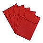 JAM Paper #1 Coin Business Colored Envelopes, 2.25 x 3.5, Red Recycled, 25/Pack (356730632)~#|#~sp121512418_sc7