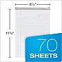 TOPS Docket Gold Notepad, 8.5" x 11.75", Project Ruled, Maroon, 70 Sheets/Pad (63753)~#|#~sp121590149_sc7