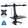 Mount-It! 28"W Adjustable Triple Monitor Mount, Black (MI-7983)~#|#~sp121594701_sc7