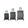 InUSA Deep 3-Piece Hardside Spinner Luggage Set, Black (IUDEESML-BLK)~#|#~sp121925189_sc7