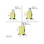 InUSA Deep 3-Piece Hardside Spinner Luggage Set, Green (IUDEESML-GRN)~#|#~sp121925247_sc7