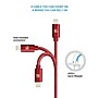 Apple Certified Durable Lightning Cable for iPhone, iPad, 4ft Red (LGHTMFI4FT-RED)~#|#~sp12230391_sc7