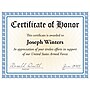 Great Papers Certificates, 8.5" x 11", Westminster Blue, 100/Pack (961032)~#|#~sp122432826_sc7