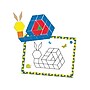 Learning Resources Pattern Block Activity Set, Assorted Colors (LER 6134)~#|#~sp122517290_sc7
