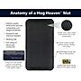 M + A Matting Hog Heaven Max Anti-Fatigue Commercial Floor Mat, 3.83' x 5.83', Black (422046100)~#|#~sp122680297_sc7