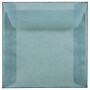 JAM Paper 6 x 6 Square Translucent Vellum Invitation Envelopes, Ocean Blue, 25/Pack (PACV512)~#|#~sp122682055_sc7