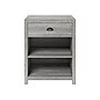 Whalen Fallbrook 2-Shelf Laminate Mobile Printer Stand, Smoked Ash (SPUS-FBPS-GM)~#|#~sp122684231_sc7