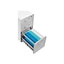 Poppin The Sort-It-Out 3-Drawer Mobile Vertical File Cabinet, Letter/Legal Size, Lockable, White/Light Gray (104743)~#|#~sp122684590_sc7