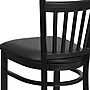 Flash Furniture HERCULES Series Traditional Metal Vertical Back Restaurant Barstool, Black (XUDG6R6BVRTBLKV)~#|#~sp123069745_sc7