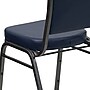 Flash Furniture HERCULES Series Vinyl Banquet Stacking Chair, Navy/Silver Vein Frame, 4 Pack (4FDC01SVNY)~#|#~sp123070383_sc7