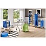 Safco Whiffle Typical 2 Mobile Storage Unit & Center, 48"H x 30"W x 19.75"D, Spectrum Blue Wood (3922SBU)~#|#~sp123153269_sc7