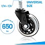 Lifelong Office Chair Casters Replacement Chair Wheels, Rollerblade Style, 5/Set (BL2376)~#|#~sp123227728_sc7