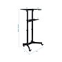 Mount-It! 24"W Portable Lectern Adjustable Aluminum Standing Podium, Black (MI-7971)~#|#~sp123233993_sc7