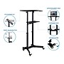 Mount-It! 24"W Portable Lectern Adjustable Aluminum Standing Podium, Black (MI-7971)~#|#~sp123233996_sc7