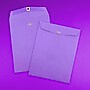 JAM Paper 10" x 13" Open End Catalog Colored Envelopes with Clasp Closure, Violet Purple Recycled, 10/Pack (V0128182B)~#|#~sp123307745_sc7