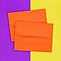 JAM Paper A2 Colored Invitation Envelopes, 4.375 x 5.75, Orange Recycled, 25/Pack (WDBH602)~#|#~sp123307853_sc7