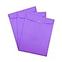 JAM Paper 10 x 13 Open End Catalog Colored Envelopes with Clasp Closure, Violet Purple Recycled, 25/Pack (v0128182a)~#|#~sp123308264_sc7