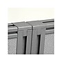 Bush Business Furniture Easy Office 66"H x 60"W 2 Person Back to Back Workstation, White/Gray (EODH46SWH-03K)~#|#~sp123313302_sc7
