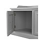 Bush Furniture Woodland 40W Shoe Storage Bench with Doors, Cape Cod Gray (WDS140CG-03)~#|#~sp123622231_sc7