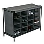 Simplify Shoe Cubby, 16 Compartment, Grey (23200-GREY)~#|#~sp12403379_sc7