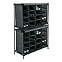 Simplify Shoe Cubby, 16 Compartment, Grey (23200-GREY)~#|#~sp12403380_sc7