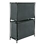 Simplify Shoe Cubby, 16 Compartment, Grey (23200-GREY)~#|#~sp12403381_sc7