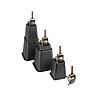 Simplify Adjustable Bed Risers Set, 8 Piece, Black (2998-8)~#|#~sp12403765_sc7