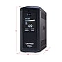 CyberPower Intelligent 1000VA UPS Battery Backup and Surge Protector, 9-Outlets, Black (CP1000AVRLCD)~#|#~sp124120258_sc7