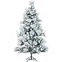 Fraser Hill Farm 6.5 ft. Flocked Snowy Pine Pre-Lit Artificial Christmas Tree, 450 Lights (FFSN065-5SN)	~#|#~sp12417290_sc7