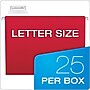 Pendaflex Hanging File Folder 25 Folders and 50 File Folders, 1/3-Cut Tab, Assorted, Letter Size, Multicolor, 75/Box (99199)~#|#~sp124309433_sc7