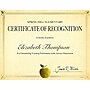 Great Papers Bright Apple Certificates, 8.5" x 11", Yellow/Gold, 15/Pack (2020003)~#|#~sp124313802_sc7