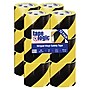 Tape Logic 4" x 36 yds. Striped Vinyl Safety Tape, Black/Yellow, 12/Case~#|#~sp124514196_sc7