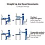 FlexiSpot 41"W Manual Sit-Stand Desk Converter, Black (M4B-E-US)~#|#~sp12472588_sc7