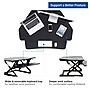 FlexiSpot 41"W Manual Sit-Stand Desk Converter, Black (M4B-E-US)~#|#~sp12472591_sc7