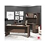 Bestar Logan 66" U-Shaped Desk with Hutch, Brown (46410-52)~#|#~sp125660204_sc7